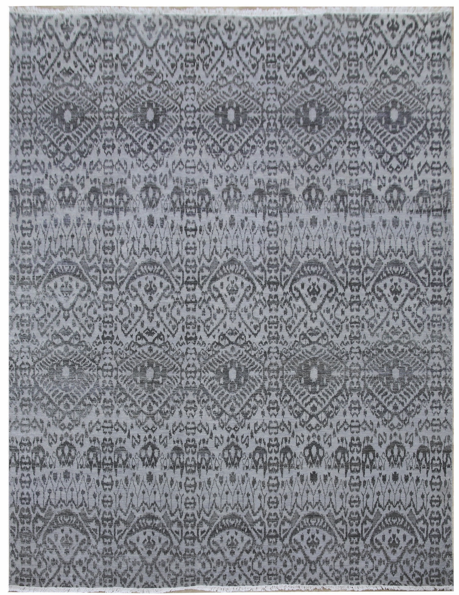 Ručne viazaný kusový koberec Diamond DC-EKT L silver / black - 305x425 cm Diamond Carpets koberce 
