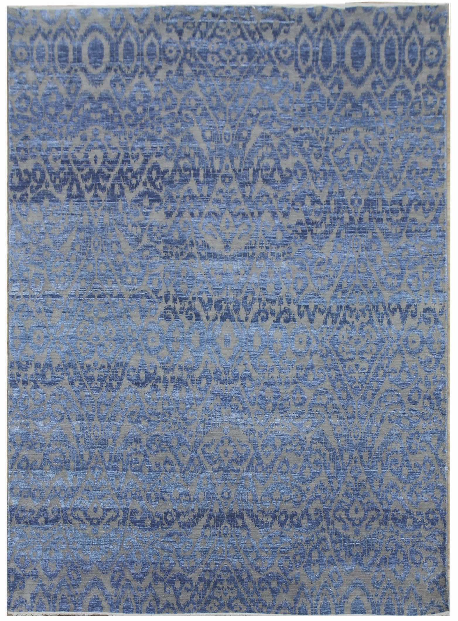 Ručne viazaný kusový koberec Diamond DC-EKT 6 Silver / light blue - 365x550 cm Diamond Carpets koberce 