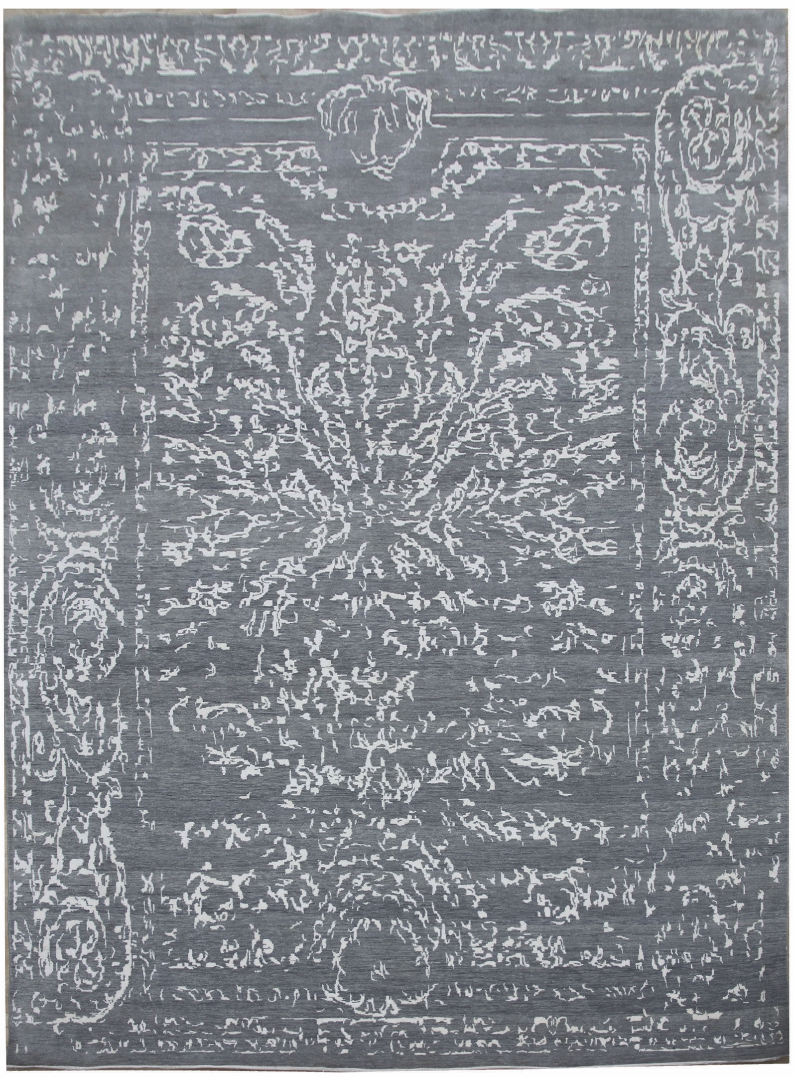 Ručne viazaný kusový koberec Diamond DC-JK 2 Light grey / silver - 275x365 cm Diamond Carpets koberce 