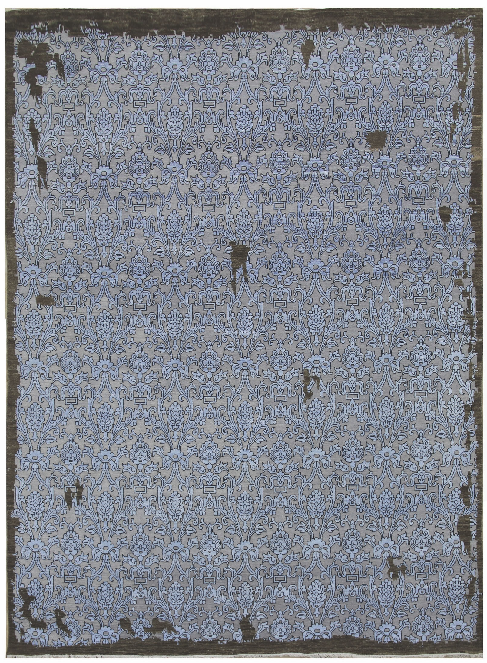 Ručne viazaný kusový koberec Diamond DC-M 5 Silver / natural - 365x550 cm Diamond Carpets koberce 