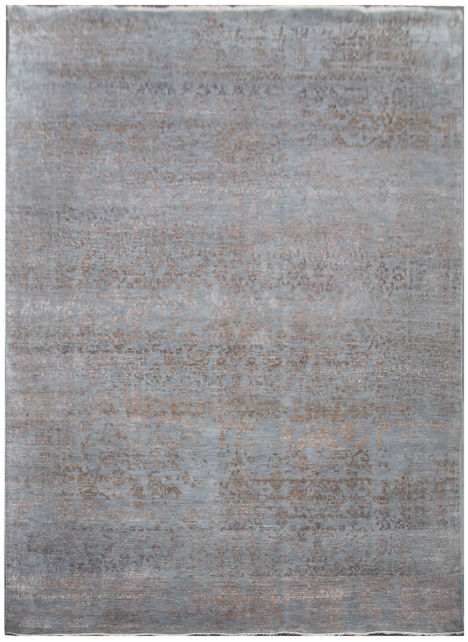 Ručne viazaný kusový koberec Diamond DC-JK 1 Silver / mouse - 140x200 cm Diamond Carpets koberce 