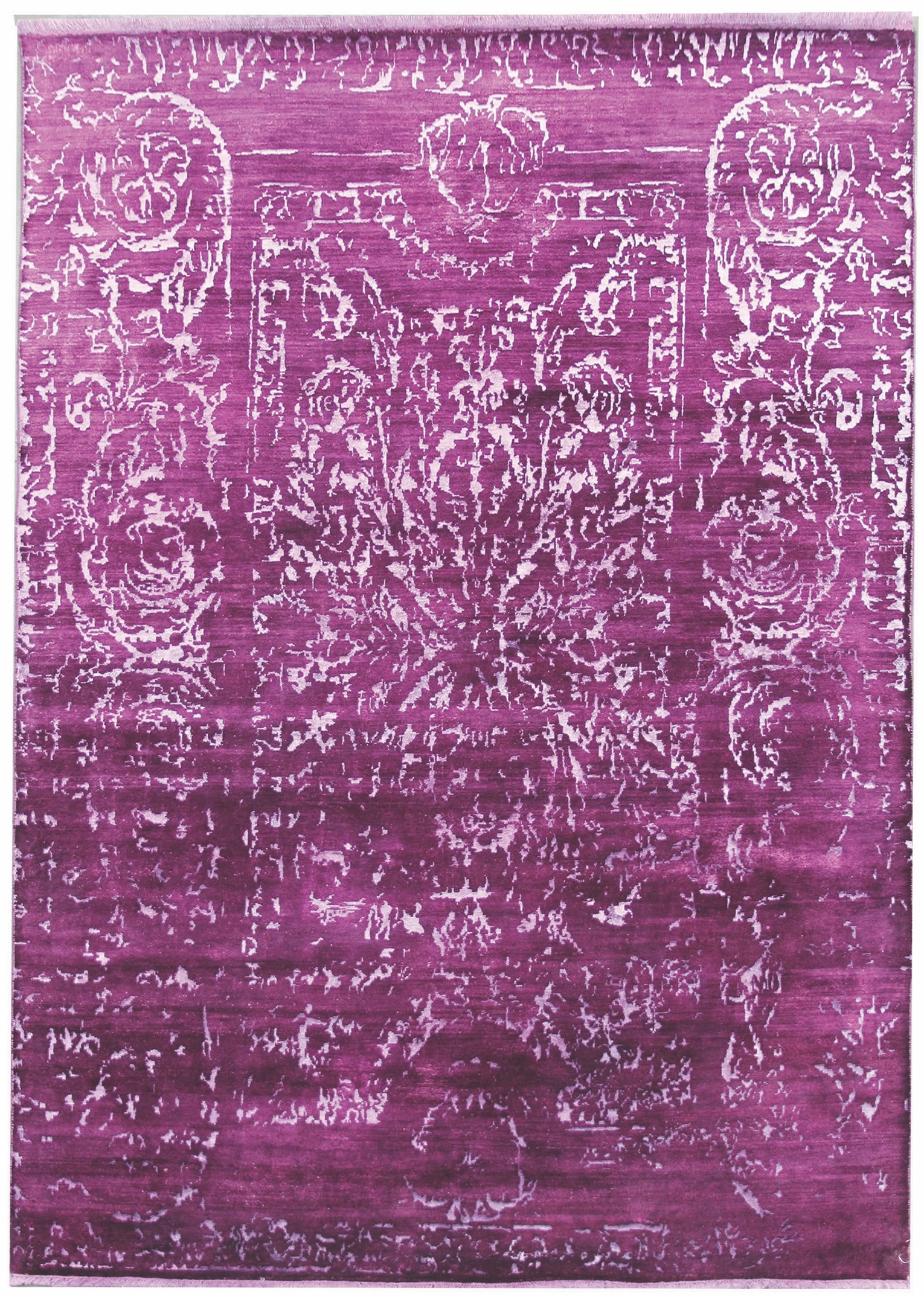 Ručne viazaný kusový koberec Diamond DC-JK 2 Purple / silver (overdye) - 365x457 cm Diamond Carpets koberce 