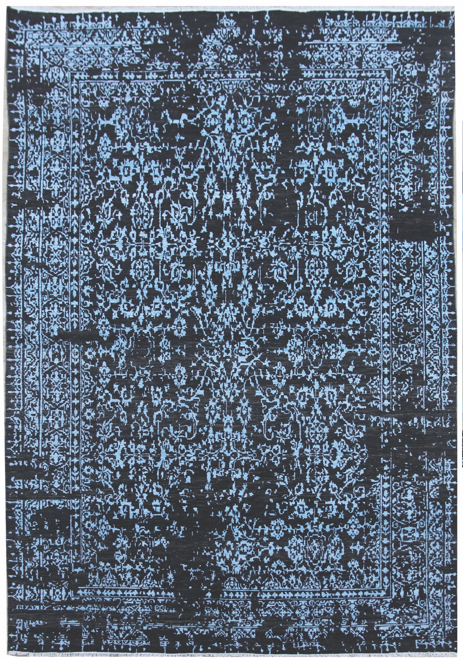 Ručne viazaný kusový koberec Diamond DC-JK 1 Denim blue / aqua - 180x275 cm Diamond Carpets koberce 