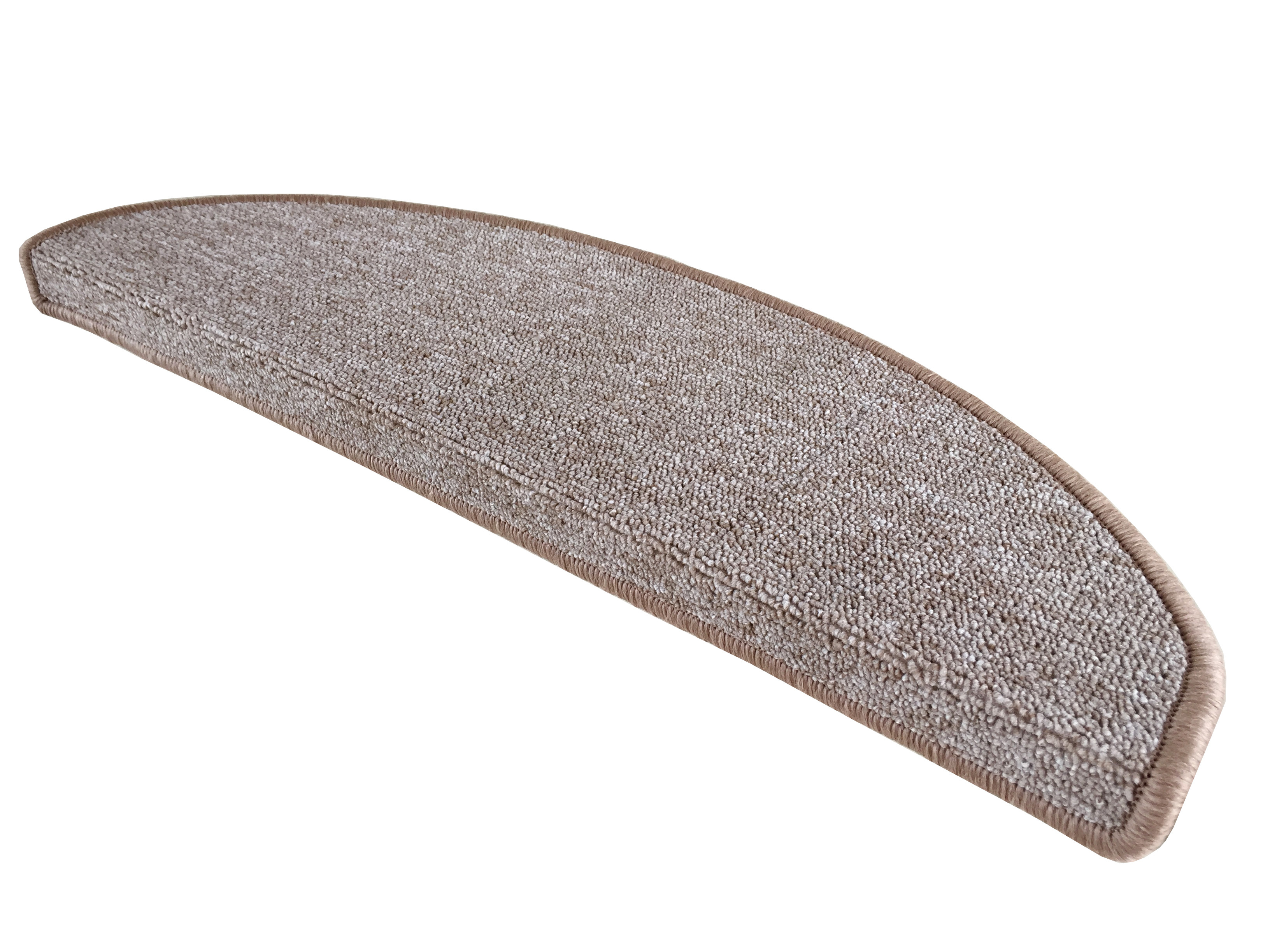 Nášľapy na schody Astra béžová polkruh, samolepiaci - 24x65 polkruh (rozmer vrátane ohybu) Vopi koberce 