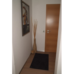 Kusový koberec Supersoft s bordurou 800 černý