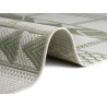 Kusový koberec Flatweave 104853 Green / Cream kruh
