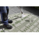 Kusový koberec Flatweave 104853 Green / Cream kruh