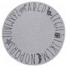Detský kusový koberec Flatweave 104887 Silver / Grey kruh