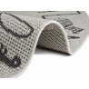 Kusový koberec Flatweave 104884 Cream / Black kruh