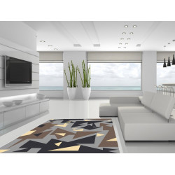 Dizajnový kusový koberec Triangles