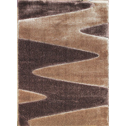 AKCIA: 160x220 cm Kusový koberec Seher 3D 2652 Brown Beige