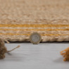 Kusový koberec Lunar Jute Circle Ochre