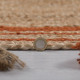 Kusový koberec Lunar Jute Circle Orange