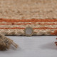 Kusový koberec Lunara Orange kruh – na von aj na doma