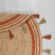 Kusový koberec Lunar Jute Circle Orange