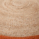 Kusový koberec Lunara Orange kruh – na von aj na doma