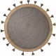 Kusový koberec Lunar Jute Circle Grey