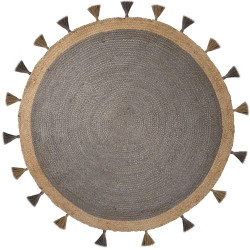 Kusový koberec Lunara Grey kruh
