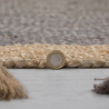 Kusový koberec Lunar Jute Circle Grey