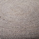 Kusový koberec Lunar Jute Circle Grey