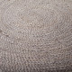 Kusový koberec Lunara Grey kruh – na von aj na doma