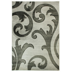 AKCE: 60x230 cm Kusový koberec Hand Carved Elude Grey/Grey