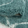 Kusový koberec Alvor Shaggy 3401 blue kruh