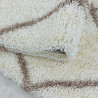 Kusový koberec Alvor Shaggy 3401 cream kruh