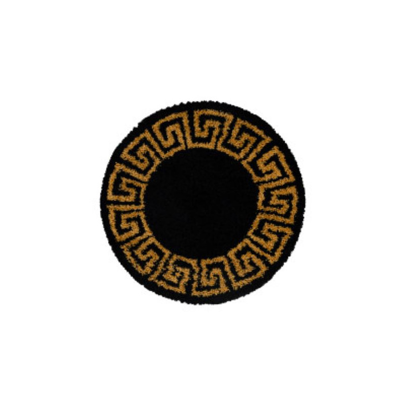 Kusový koberec Hera Shaggy 3301 gold kruh