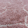 Kusový koberec Salsa Shaggy 3201 rose kruh