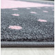 Detský kusový koberec Bambi 830 pink kruh