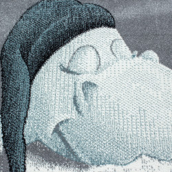 Detský kusový koberec Bambi 840 blue kruh