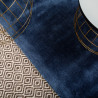 Ručne tkaný kusový koberec Breeze of obsession 150 BLUE
