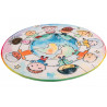 Detský kusový koberec Juno 477 World Map kruh