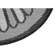 Protišmyková rohožka Weave 105251 Anthracite Gray Cream – na von aj na doma
