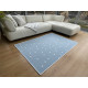 Kusový detský koberec Hviezdičky modré štvorec