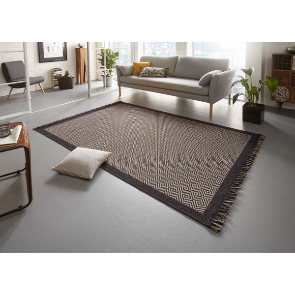 Kusový koberec Mujkoberec Original Carolina 103256 Black Nature Beige