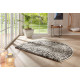Kusový koberec Mojkoberec Original Nora 104161 Black Creme kruh