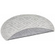 Kusový koberec Mujkoberec Original Nora 105004 Grey Creme kruh – na von aj na doma