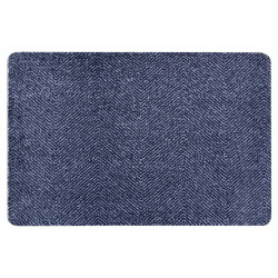 Rohožka Clean & Go 105348 Dark blue Black – na von aj na doma