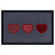 Rohožka Printy 105367 Red grey – na von aj na doma