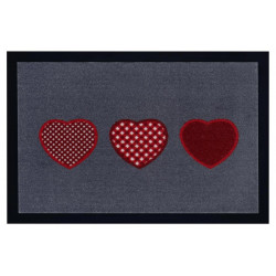 Rohožka Printy 105367 Red grey