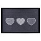 Rohožka Printy 105368 Dark grey – na von aj na doma
