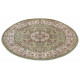 Kusový koberec Herat 105277 Sage green Cream kruh