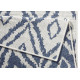 AKCIA: 120x170 cm Kusový koberec Twin-Wendeteppiche 103137 blau creme – na von aj na doma