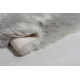 Kusový koberec Faux Fur Sheepskin Grey kruh