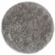 Kusový koberec Faux Fur Sheepskin Grey kruh