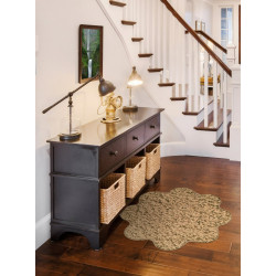 Kusový koberec Color shaggy béžový kvietok