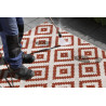 Kusový koberec Twin-Wendeteppiche 103130 terra creme – na von aj na doma