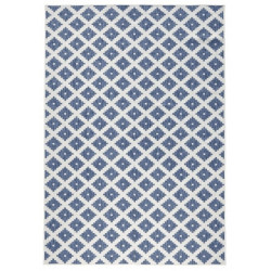 Kusový koberec Twin-Wendeteppiche 103128 blau creme